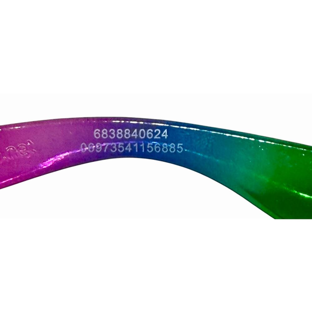 Rogue LGBTQ PRIDE Sunglasses Rainbow Frames Six Colors Lenses Recycled Plastic - Picture 10 of 15